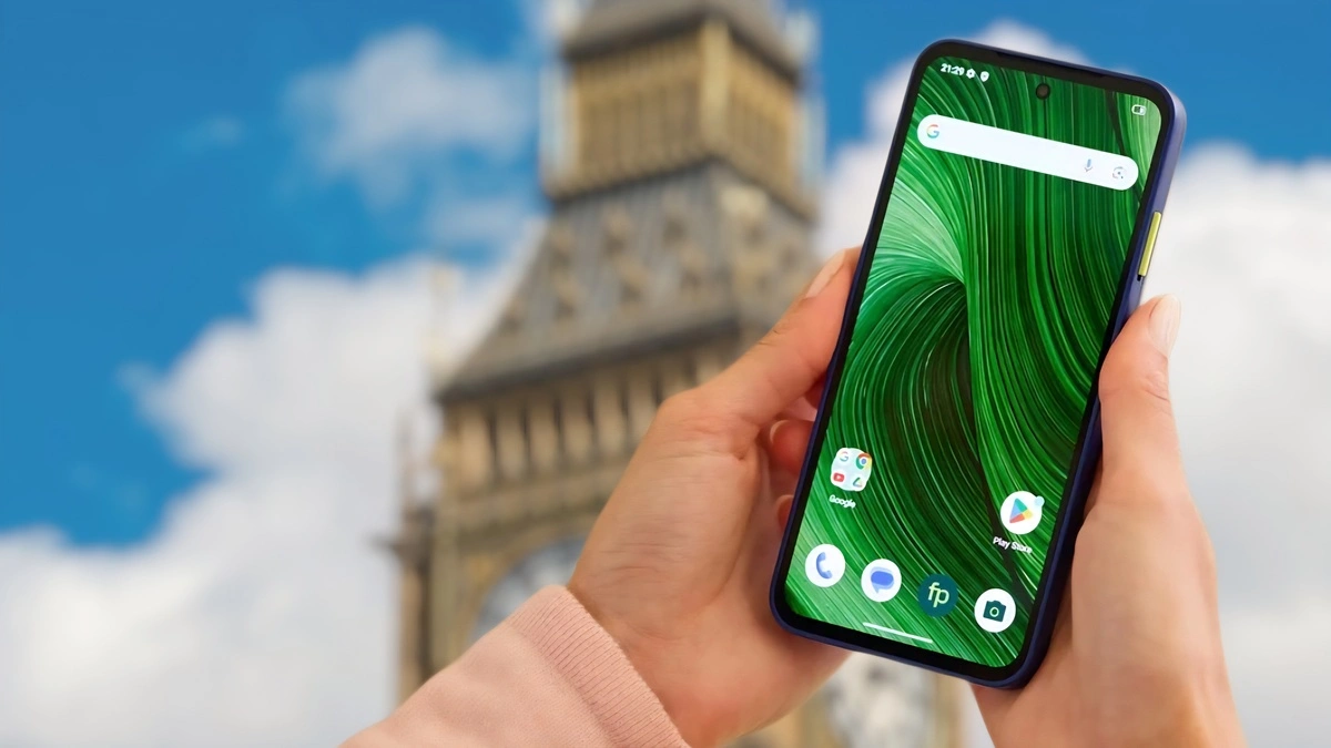شاشة هاتف Fairphone 6+