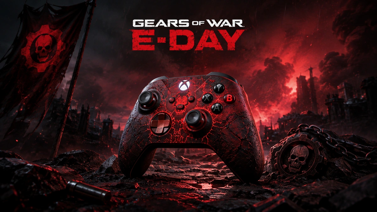 Xbox تستعد لإطلاق يد Storm King لعشاق Gears of War: E-Day 1 يد Xbox Storm King بتصميم مستوحى من Gears of War: E-Day