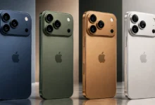 تصميم تخيلي لهواتف iPhone 18 Pro بأربعة ألوان مختلفة مع كاميرات خلفية ثلاثية