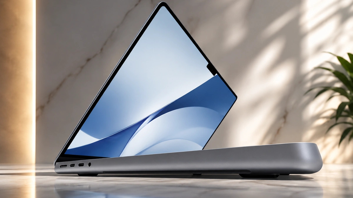 آبل تستعد لإطلاق 3 منتجات Ultra جديدة.. آيفون Ultra و AirPods و ماك بوك 3 جهاز MacBook Ultra بتصميم نحيف وشاشة كبيرة مفتوحة