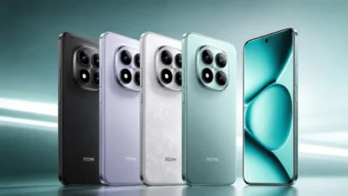 Xiaomi Redmi Note 17 Pro Max يصل عالميا مع ساعة Redmi Watch 6 مجانا 1 هاتف Xiaomi Redmi Note 17 Pro Max بألوان مختلفة من الخلف ومن الأمام