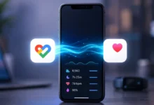 Google Health وApple Health على iPhone مع مزامنة بيانات Fitbit