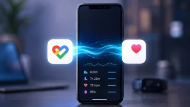 Google Health يتيح مزامنة البيانات مع Apple Health على iPhone 1 Google Health وApple Health على iPhone مع مزامنة بيانات Fitbit