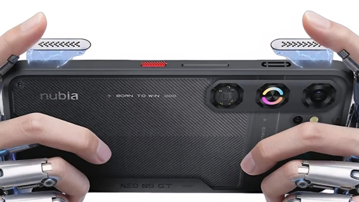 أزرار التحكم الجانبية في nubia Neo 5 GT للألعاب
