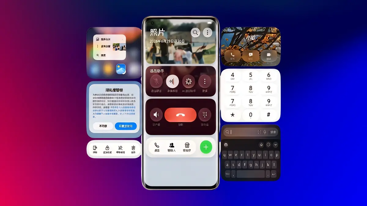 ColorOS 17 وواجهة OPPO الجديدة مع أنيميشن يتحرك مع لمسة الإصبع