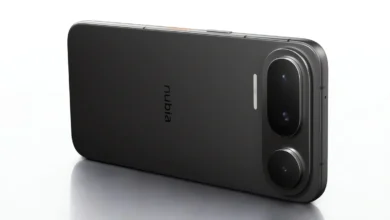 هاتف Nubia NaviX Ultra بتصميم خلفي أفقي وزر AI مخصص للذكاء الاصطناعي