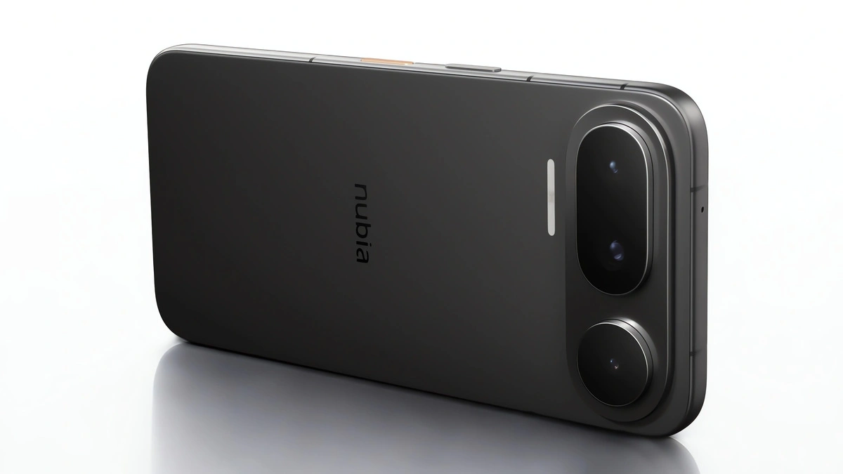 هاتف Nubia NaviX Ultra بتصميم خلفي أفقي وزر AI مخصص للذكاء الاصطناعي