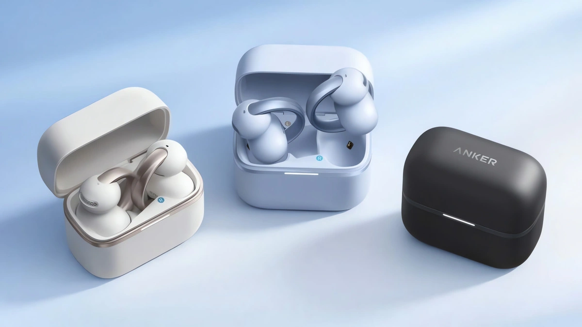 Anker AeroClip 2 سماعة مفتوحة بشريحة ذكاء اصطناعي