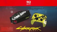 يد تحكم لعبة HORI Cyberpunk 2077 لجهاز Nintendo Switch 2