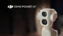 DJI Osmo Pocket 4P باللون الأبيض اللؤلؤي الجديد