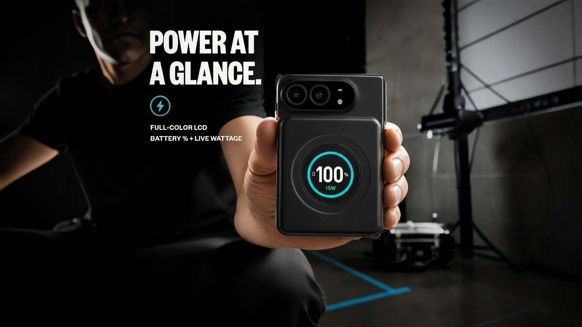 باور بانك SolidSafe Duo 5K المصمم لهاتف iPhone Duo