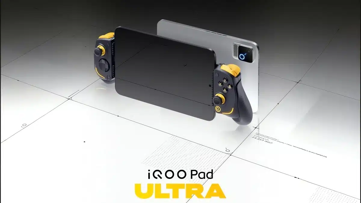 iQOO Pad Ultra باللون الفضي في الصور الرسمية