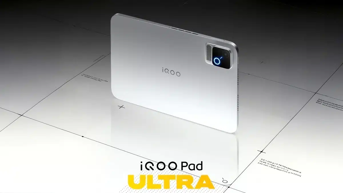 iQOO Pad Ultra باللون الفضي في الصور الرسمية