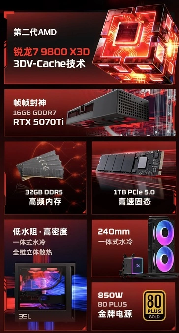 هيكل HyperX OMEN Pro الزجاجي مع إضاءة ARGB وتصميم مخصص للألعاب
