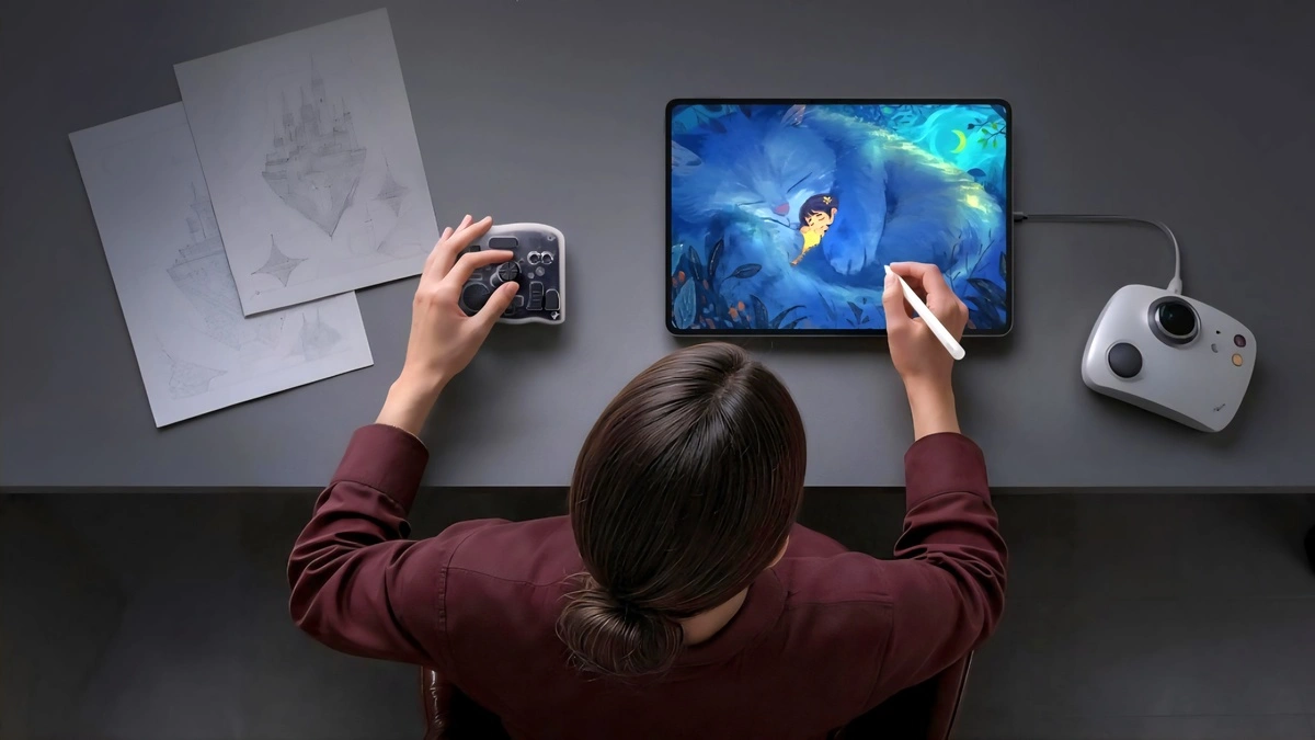 Xiaomi Pad 9 Pro Max يتحول إلى شاشة رسم مع القلم أثناء توصيله بالكمبيوتر