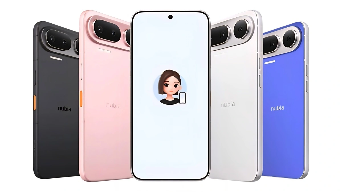 Nubia NaviX Ultra بتصميم خلفي وكاميرات أفقية وزر AI برتقالي