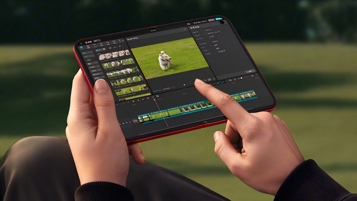 أدوات تحرير احترافية على شاشة Xiaomi 18 Fold القابلة للطي