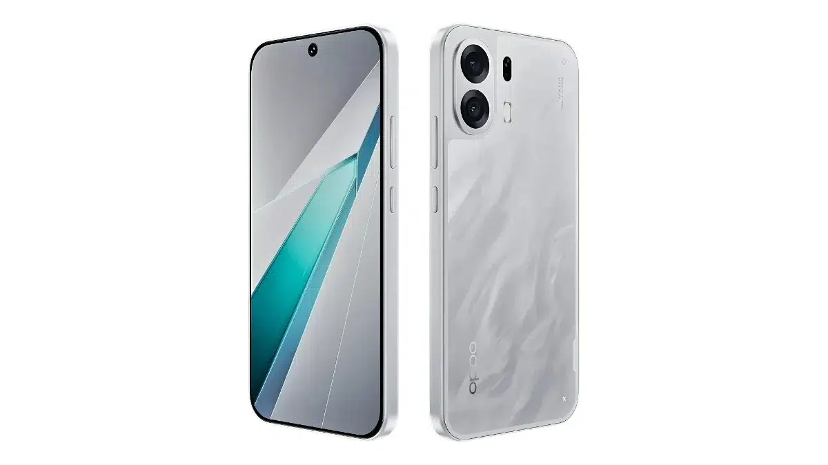 هاتف OPPO K14 Plus باللون الأبيض النجمي Star White