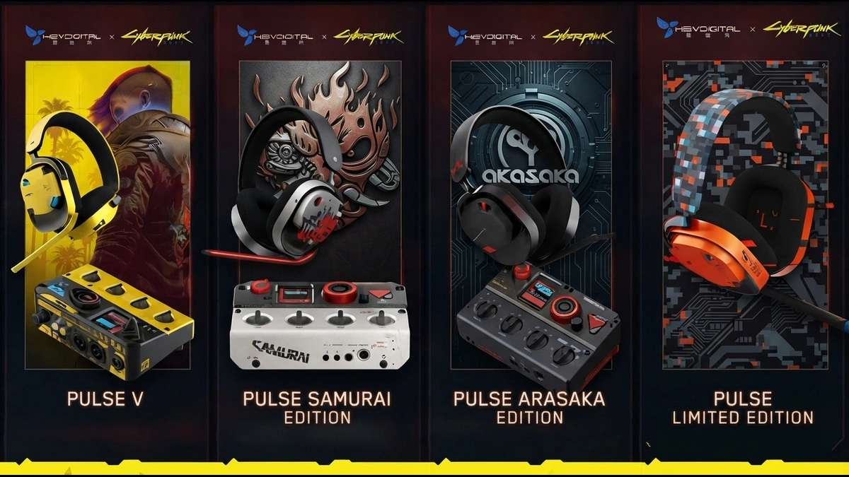 سماعات Cyberpunk 2077 من HiBy بأربعة تصميمات مختلفة