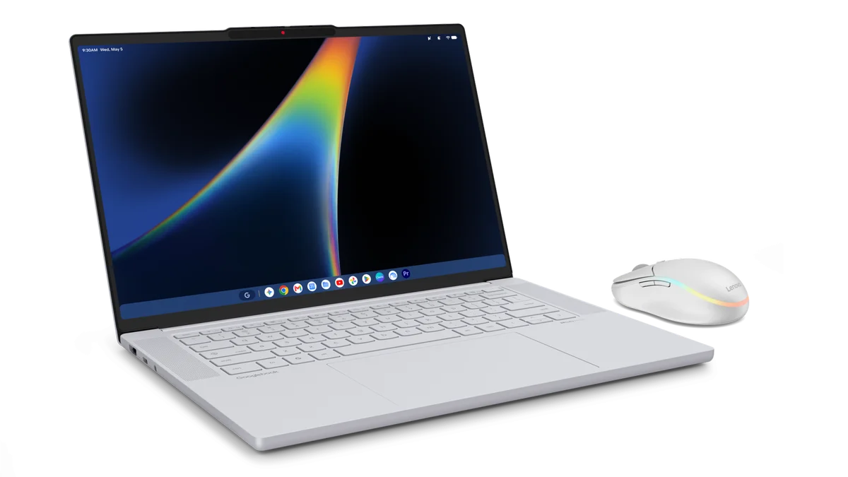 Lenovo Googlebook 15 بشاشة OLED ومعالج Intel Core Ultra 5