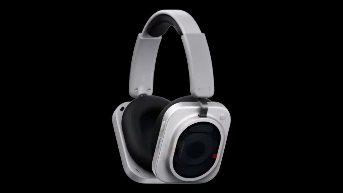سماعات Nothing Headphone (1) Pro باللون الأبيض من الجانب