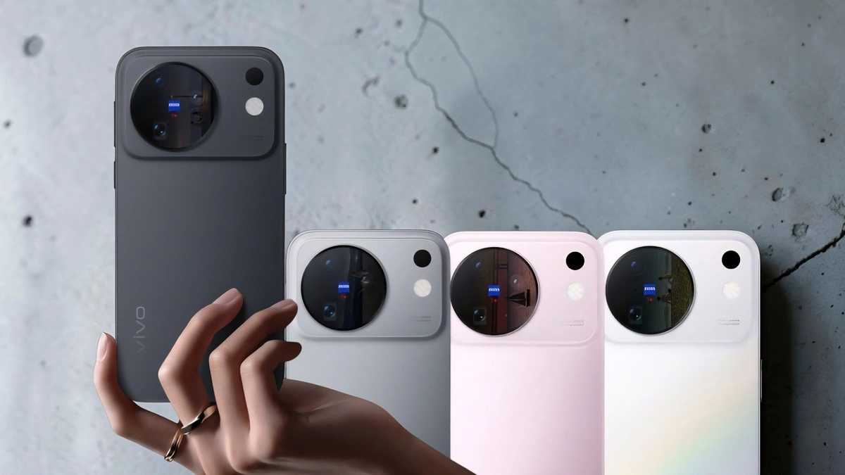 خلفية احترافية لهاتف vivo X500 بأربعة ألوان