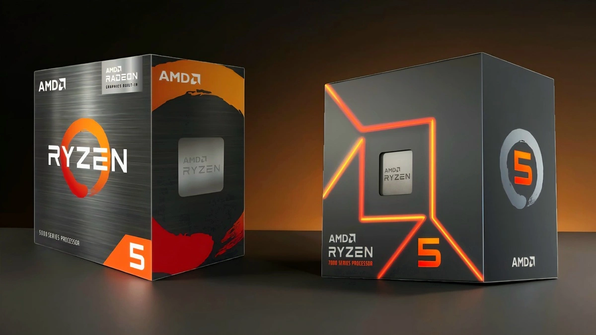 معالجا AMD Ryzen 5 7500 و5500F لمنصتي AM5 وAM4