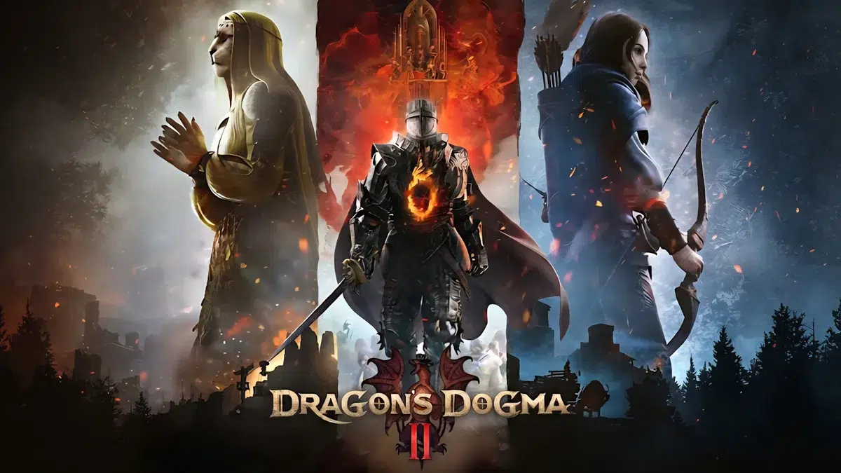 Dragon’s Dogma 2 أثناء قتال وحش ضخم
