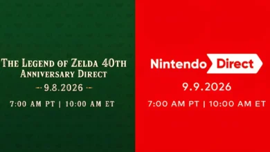 Nintendo Direct يحتفل بالذكرى الأربعين للعبة Zelda ويكشف عن ألعاب Switch 2