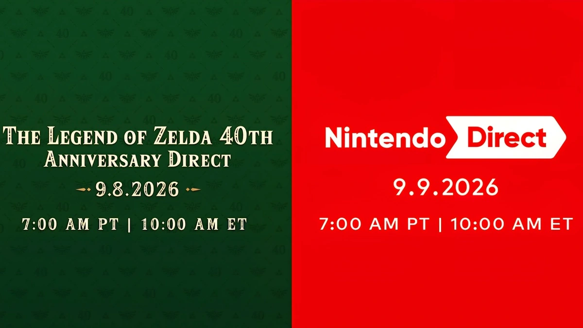 Nintendo Direct يحتفل بالذكرى الأربعين للعبة Zelda ويكشف عن ألعاب Switch 2