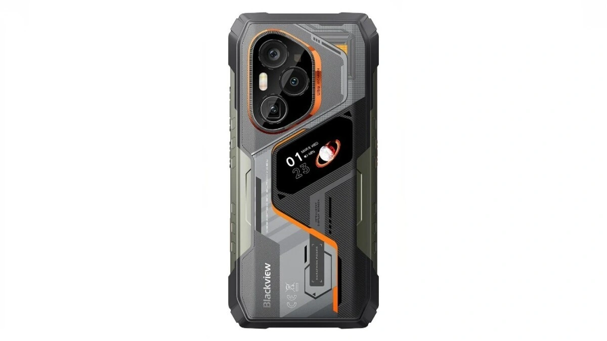 Blackview Xplore 6 بشاشة AMOLED خلفية لمعاينة الصور والتحكم بالموسيقى