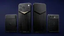 iPhone بدون كاميرات من Caviar بتصميم من التيتانيوم الأسود