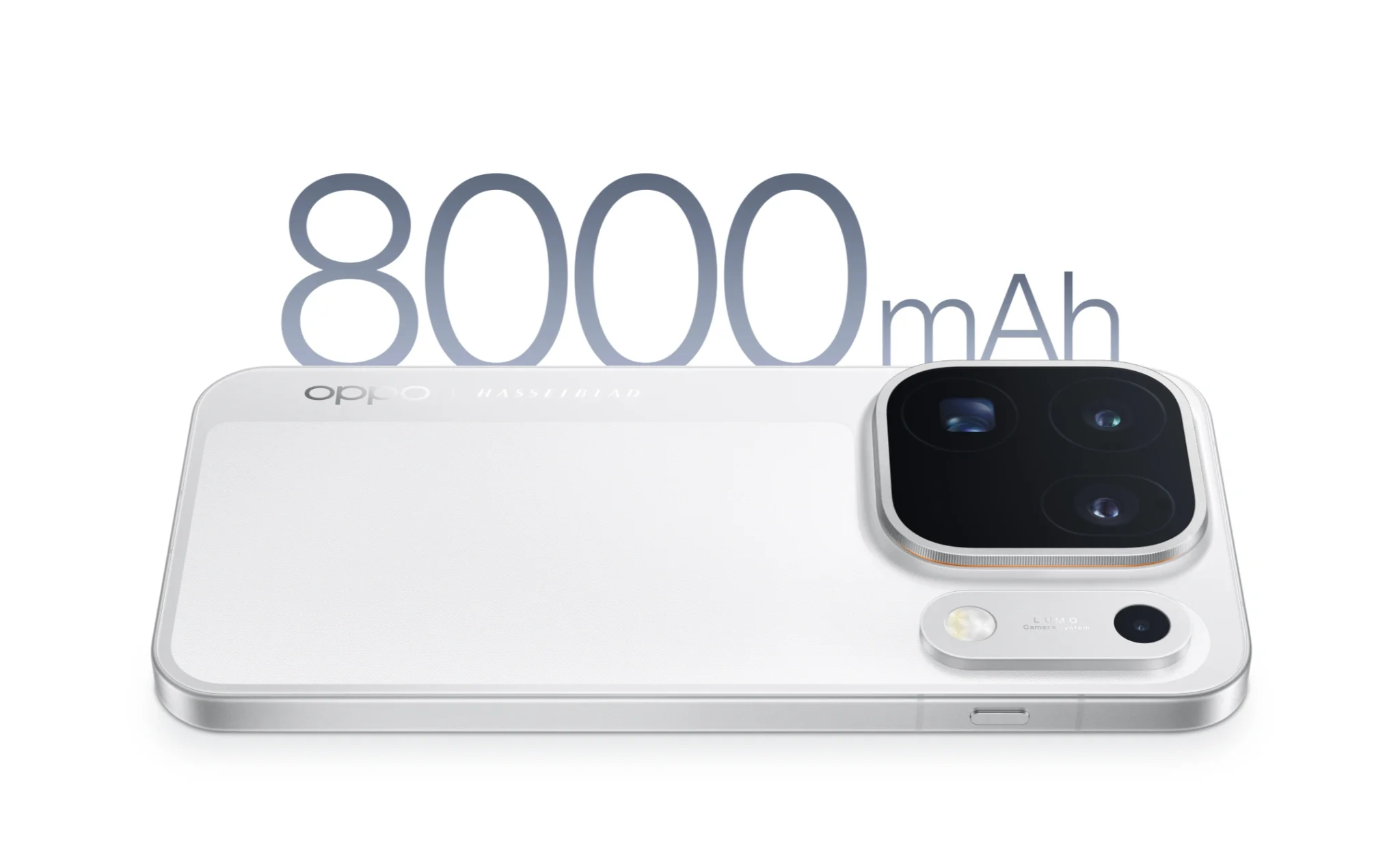 بطارية OPPO Find X10 بسعة تصل إلى 8000 مللي أمبير مع دعم الشحن السريع بقدرة 80 واط والشحن اللاسلكي بقدرة 50 واط