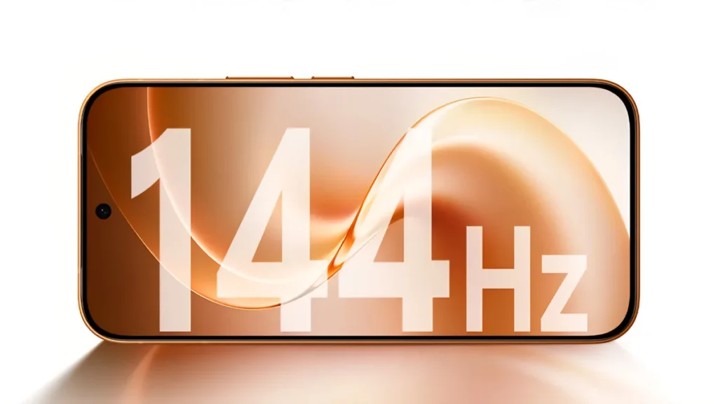 شاشة vivo V80 5G من نوع AMOLED بقياس 6.59 بوصة ومعدل تحديث 144 هرتز.
