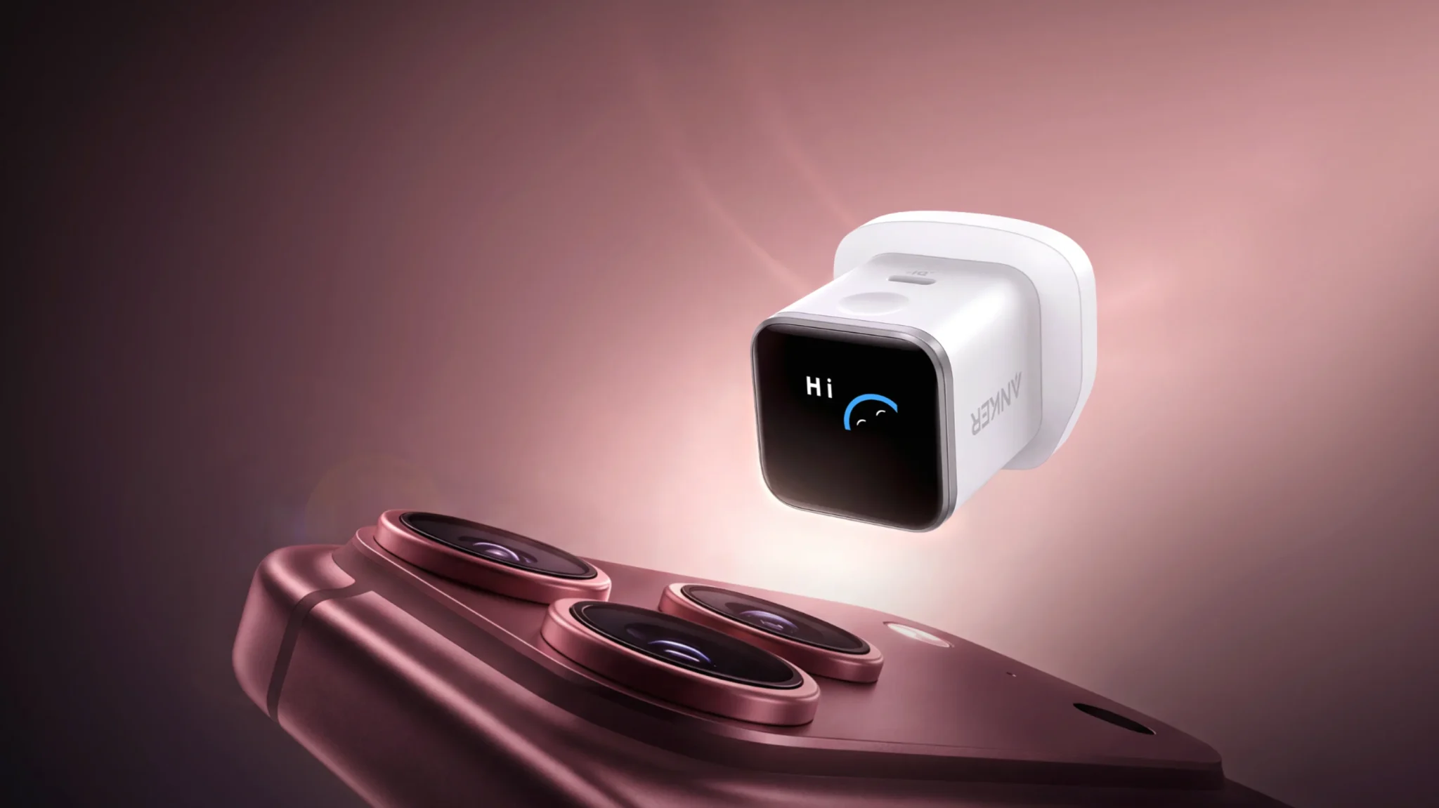 شاحن Anker Nano 45W المحدث مع شاشة ذكية ودعم iPhone 18