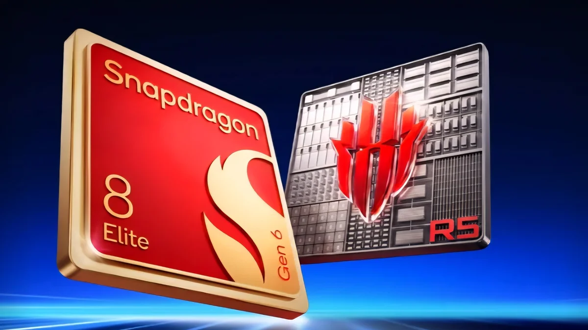 هاتف REDMAGIC 12 Pro بمعالج Snapdragon 8 Elite Extreme Gen 6 وشريحة الألعاب REDMAGIC R5 لأداء قوي في الألعاب.