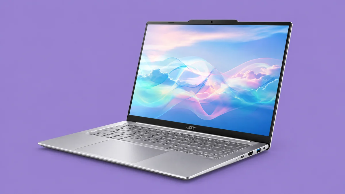 لابتوب Acer Swift Air 14 بمعالجات AMD Ryzen AI وتصميم نحيف بوزن 960 جرامًا.