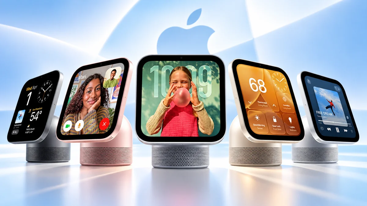 Apple HomeView smart home hub with 7-inch display, Siri AI, FaceTime and smart home controls