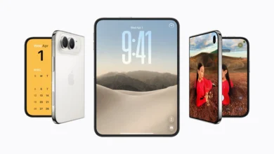 آبل تكشف واجهات تطبيقات iPhone Duo القابل للطي