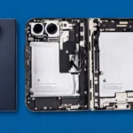 تفكيك iPhone Duo يكشف البطاريتين والمكونات الداخلية وتفاصيل إصلاح الهاتف القابل للطي