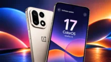 هاتف OnePlus 15 مع واجهة ColorOS 17 وشاشة التحديث الجديدة.