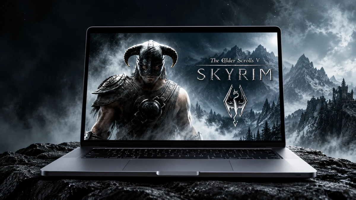 تشغيل لعبة Skyrim على جهاز MacBook باستخدام أداة SkyrimMT